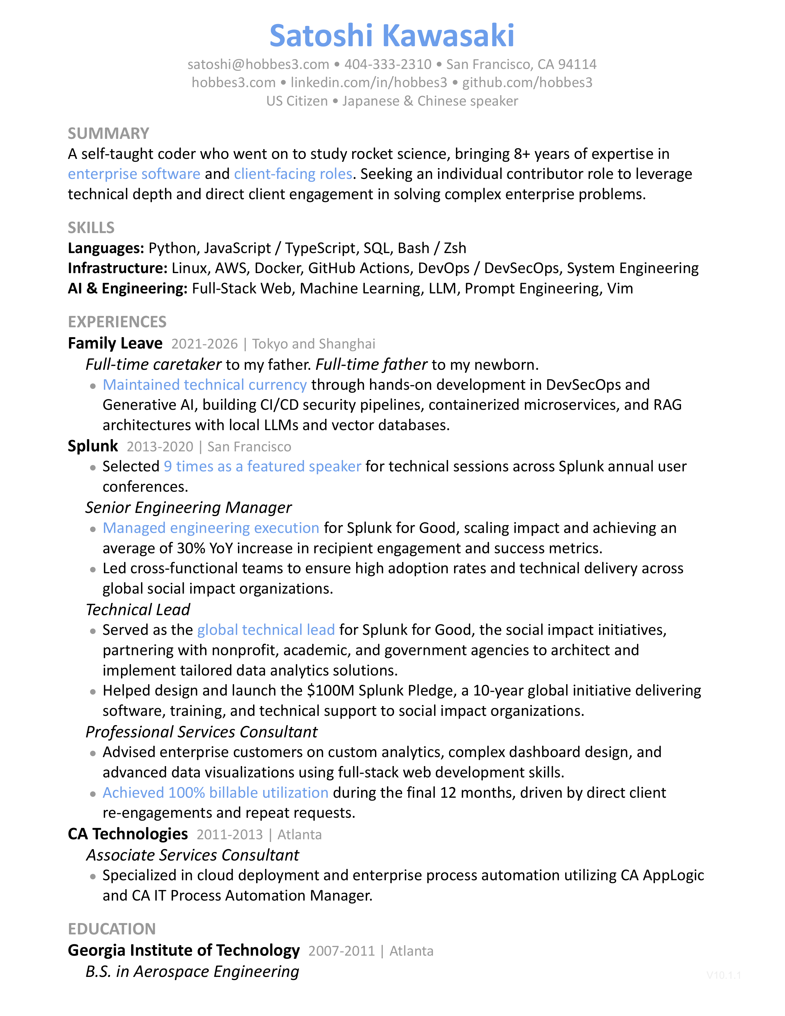 resume